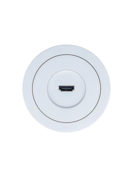 Розетка HDMI 1-м СП OSEN белая LEZARD 743-0288-203