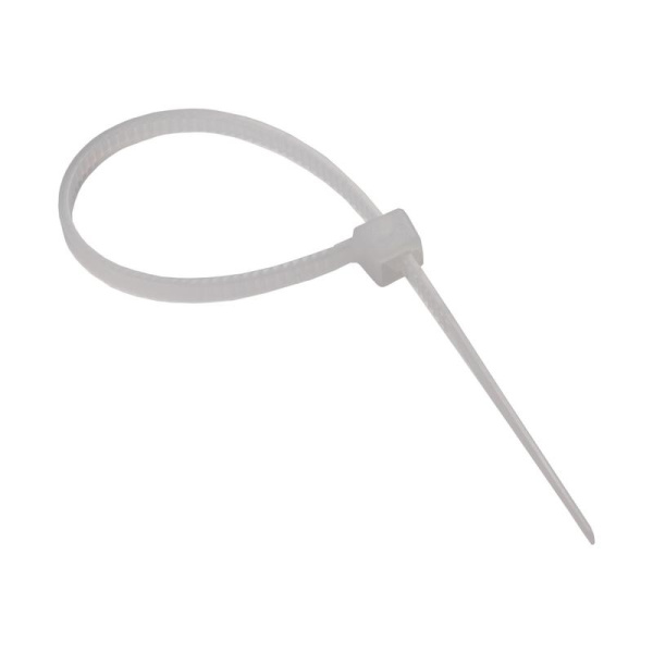 Хомут кабельный (стяжка) PCT 2.5х080-100WH 2.5х80 PA6.6 бел. (уп.100шт) JazzWay 5053670