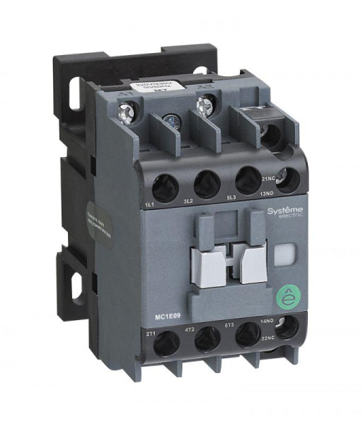 Контактор MC1E 3п 18А кат. 110В AC 1НО+1НЗ SE MC1E18F7