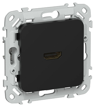 Розетка HDMI СП FLITE РШДМА-ФлЧ механизм черн. IEK FI-H10-K02
