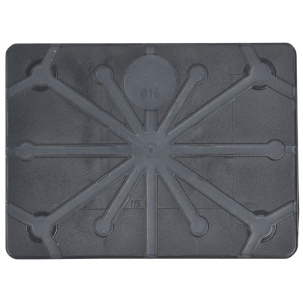 Коробка распаячная ОП КМ42441 150х110х70мм IP67 10вводов черн. IEK UKO21-150-110-070-K02-66