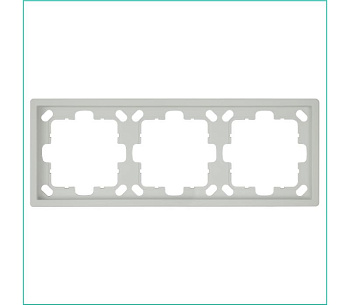 Рамка 3-м СП FD тауп матов. soft touch Jasmart FD1003PTM