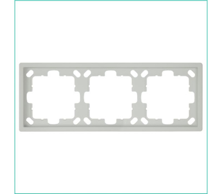 Рамка 3-м СП FD тауп матов. soft touch Jasmart FD1003PTM