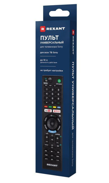 Пульт универсальный для телевизора Sony Rexant 38-0007