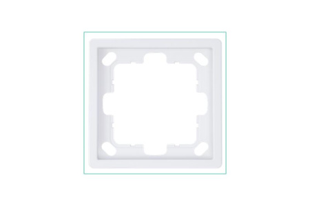 Рамка 1-м СП FD бел. глянцевый Jasmart FD1001W