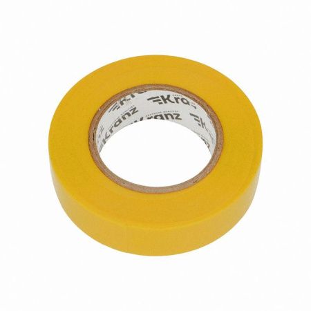 Изолента ПВХ 0.13х19мм 25м желт. Kranz KR-09-2202