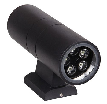 Светильник светодиодный PWL-26090/30D 2х5Вт 6500К IP65 BL архитектурный фасадный исполнение двухсторон. черн. JazzWay 1018618B