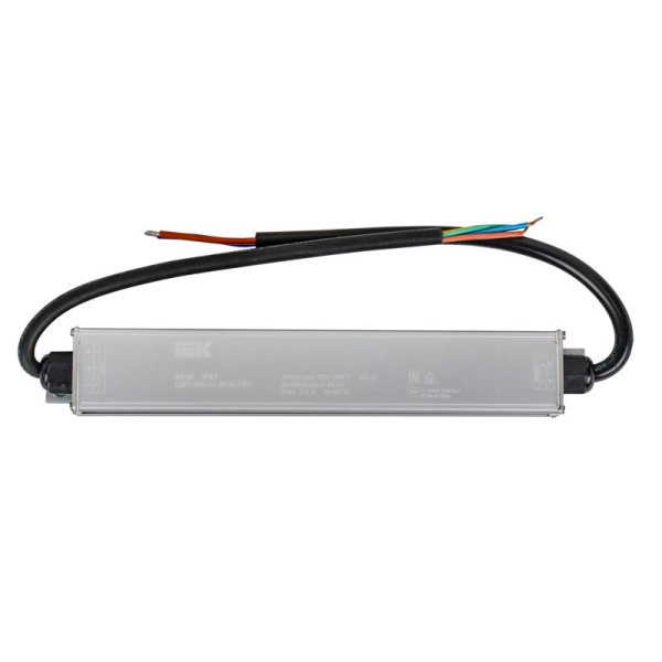 Драйвер LED ИПСН-PRO 60Вт 24В блок-шнуры IP67 IEK LSP1-060-24-67-15-PRO