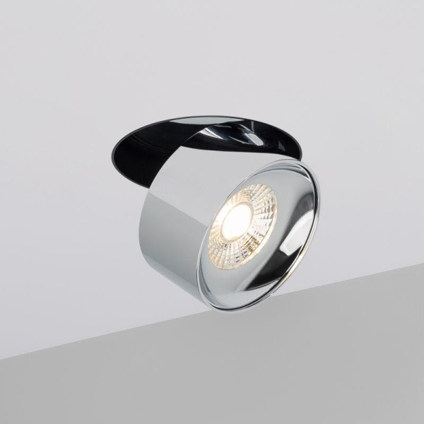 Светильник SP-PLURIO-BUILT-TRIMLESS-R120-9W Warm3000 BK-CHR 36 deg 230В 9Вт 3000К IP20 метал. Arlight 038064