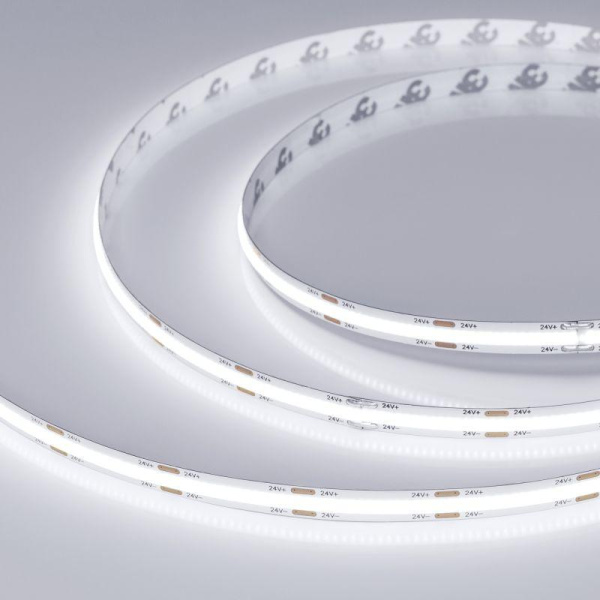 Лента светодиодная COB-NANO-X544-8mm 24V White 6000К 11.5Вт/м IP65 CSP герметичная (уп.5м) Arlight 031906(1)