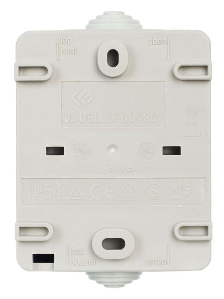 Выключатель кнопочный 1-кл. ОП Форс 10А IP54 ВСк20-1-0-ФСр сер. IEK EVS13-K03-10-54-DC