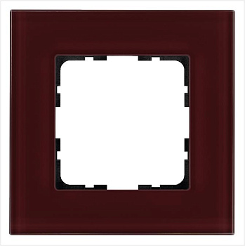Рамка 1-м G-Glass стекло гранат. JasmartG1001GH