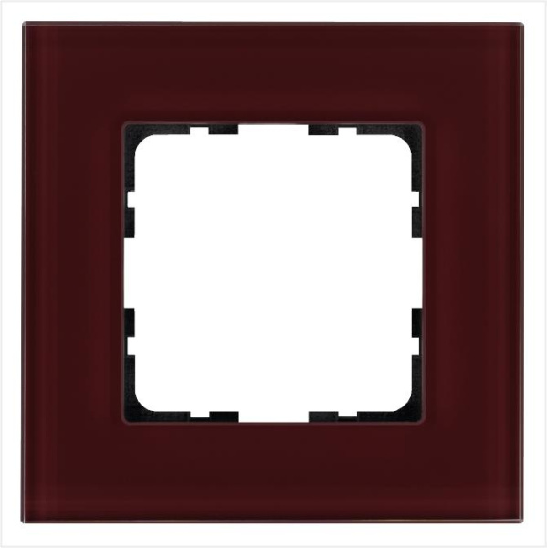Рамка 1-м G-Glass стекло гранат. JasmartG1001GH