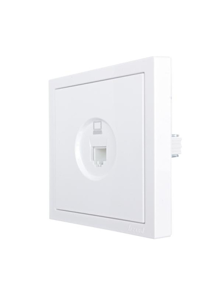 Розетка компьютерная 1-м СП ZIMA IP20 кат.5 механизм бел. LEZARD 704-0288-139