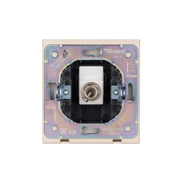 Розетка STRONG TV с/у шелк Kranz KR-78-0723-8