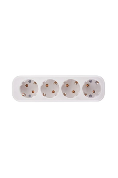 Колодка удлинителя 4-м 16А Classic К04 2P+PE 250В IEK KYP11-16-04-00-Z