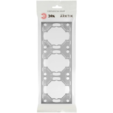 Рамка 3-м Arktik алюм. 16-5003-03 Эра Б0070566