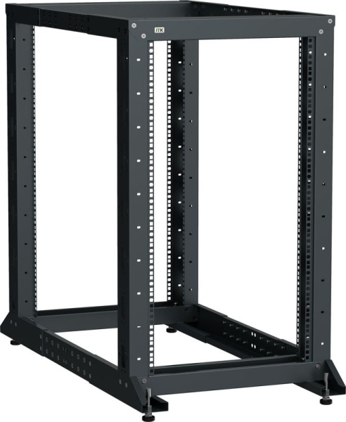 Стойка 2-рамная 24U 600х600-1000мм черн. LINEA F ITK LF05-24U61-2GM