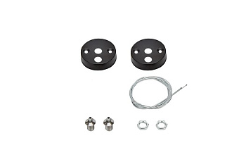 Крепление подвесное для PSO-01 S-2х1.0м BLACK (для 24Вт/36Вт) черн. JazzWay 5052314