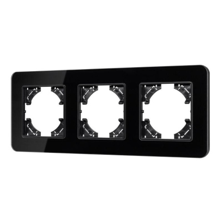 Рамка стеклянная FRM-OMALI-GS-3-BK Arlight 049697