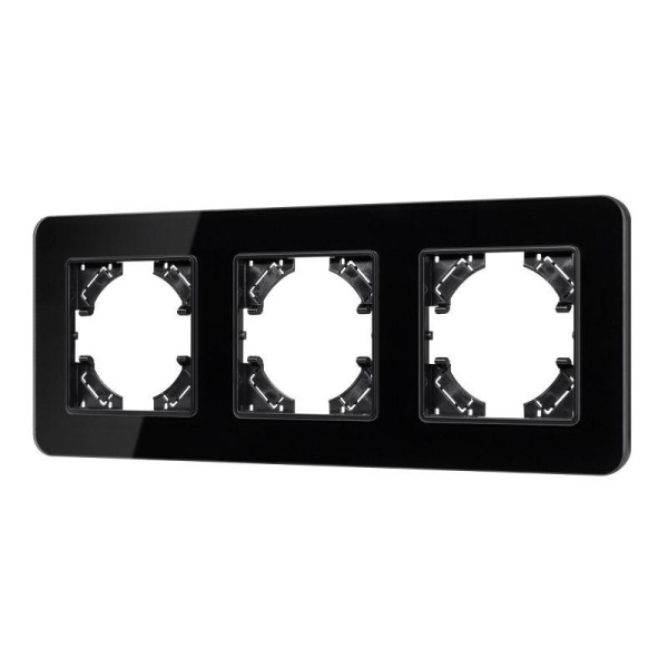 Рамка стеклянная FRM-OMALI-GS-3-BK Arlight 049697