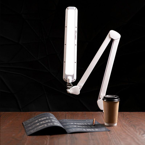Светильник светодиодный настольн. ECO light 90SMD бестеневой на струбцине сенсорный диммер бел. Rexant 31-0408
