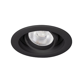 Светильник MS-VORTEX-BUILT-R90-12W Warm3000 BK-BK 20 deg 230В 12Вт 3000К IP20 метал. Arlight 058426