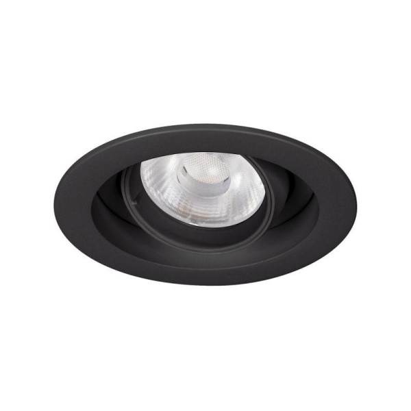 Светильник MS-VORTEX-BUILT-R90-12W Warm3000 BK-BK 20 deg 230В 12Вт 3000К IP20 метал. Arlight 058426