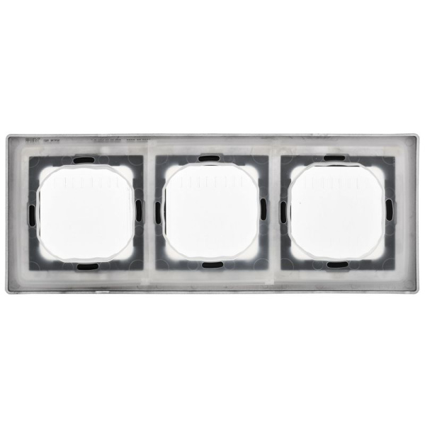 Рамка 3-м СП FLITE Рпро-3-55-ФлЧ IP55 черн. IEK FI-M30-32-55-K02
