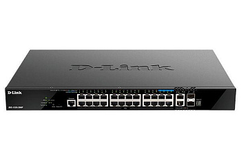 Коммутатор управляемый L3 DGS-1520-28MP/A1A стекируемый (20 портов 10/100/1000Base-T 4 порта 100/1000/2.5GBase-T 2 порта 10GBase-T и 2 порта 10GBase-X SFP+ D-link 1857422