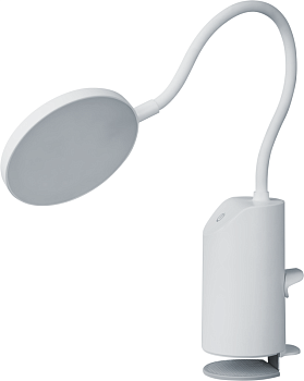 Светильник светодиодный настольн. 95 864 NDF-C052-01-LED 3000-5000К прищепка бел. NAVIGATOR 95864