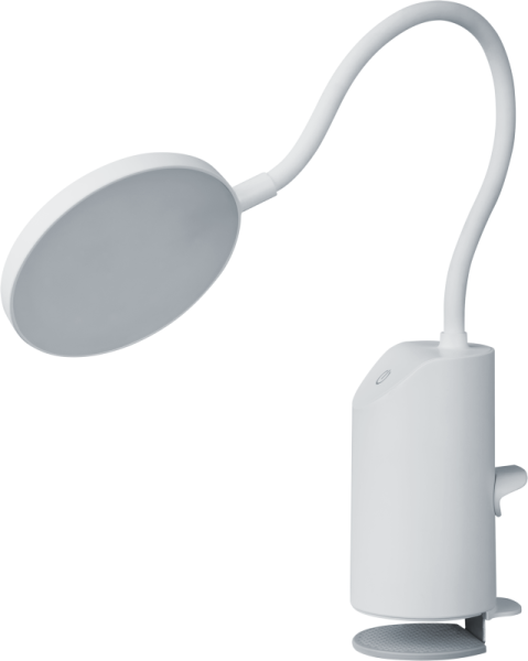 Светильник светодиодный настольн. 95 864 NDF-C052-01-LED 3000-5000К прищепка бел. NAVIGATOR 95864