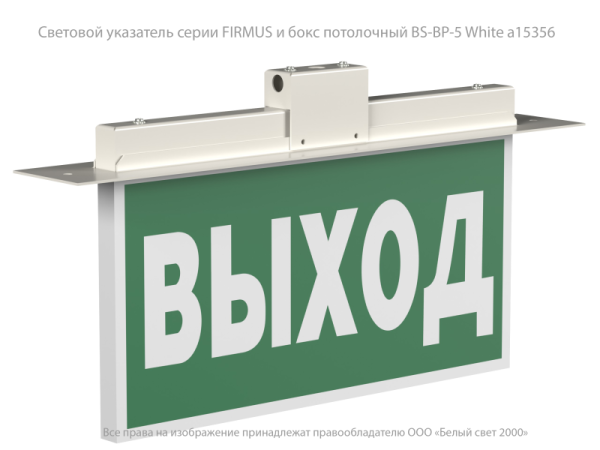 Бокс потолочный BS-BP-5 White Белый свет a15356
