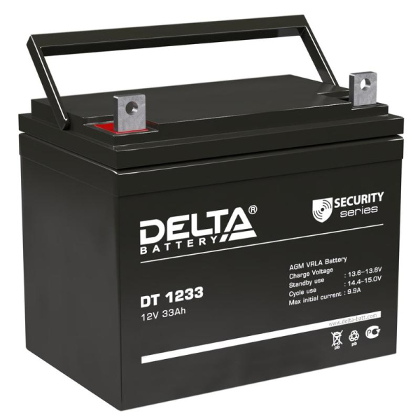 Аккумулятор ОПС 12В 33А.ч DT 1233 Delta 4614010040009
