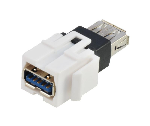 Модуль USB Keystone 3.0 тип A бел. Eurolan 16B-US-03WT