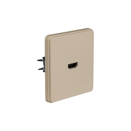 Розетка ROUND HDMI с/у шелк Kranz KR-78-0730-7