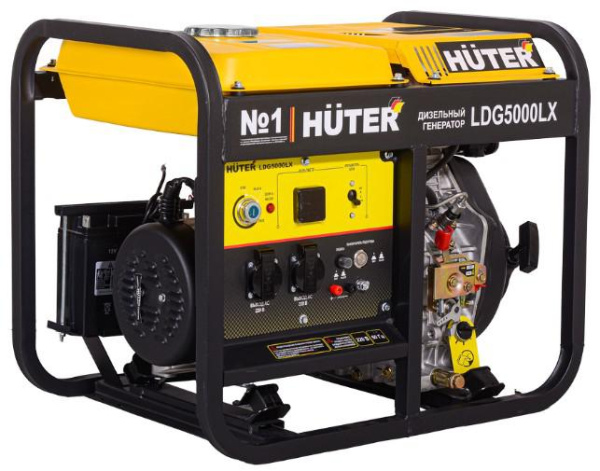 Электрогенератор дизельный LDG 5000LX Huter 64/2/7