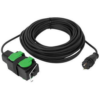 Удлинитель силовой GREEN LINE UDL-KG-2х2.5m-20m-IP44 с крышками 4 розетки 20м КГ 2х2.5мм2 IP44 Эра Б0072577