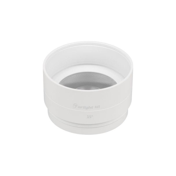 Насадка с фиксированным углом LGD-ARTIFACT-LENS-R65 WH 15 deg метал. Arlight 057121