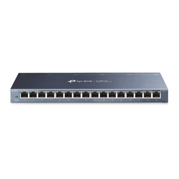 Коммутатор TL-SG116 16-портовый гигабитный настол. TP-Link 1687658