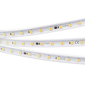 Лента светодиодная ARL-PV-B54-15.5mm 230V Warm 3000К 8Вт/м IP65 5060 герметичная (уп.10м) Arlight 029402(2)