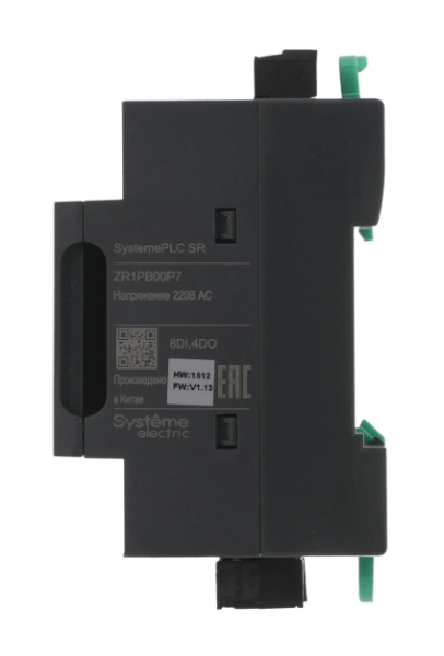 Реле интеллектуальное SR1 220В AC 12 IO: 8 DI; 4 DO (реле) 1хRS485 SE ZR1PB00P7
