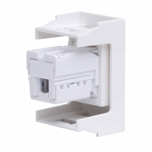 Розетка телефонная 1-м 1мод. Viva RJ12 бел. DKC 45018