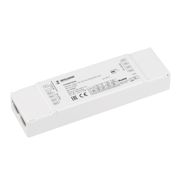 Усилитель SMART-DALI-101-82-SH-DT6/DT8-SUF White 230В IP20 пластик 5 лет INTELLIGENT ARLIGHT 059051