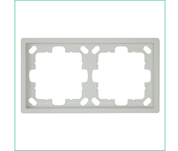 Рамка 2-м СП FD тауп матов. soft touch Jasmart FD1002PTM