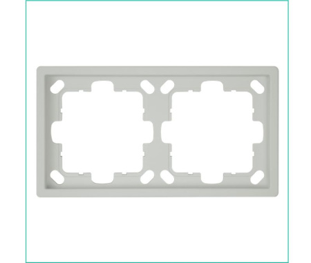 Рамка 2-м СП FD тауп матов. soft touch Jasmart FD1002PTM