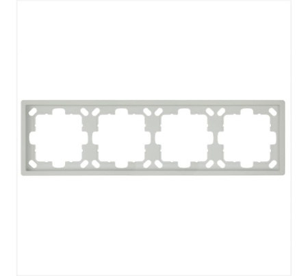Рамка 4-м СП FD тауп матов. soft touch Jasmart FD1004PTM