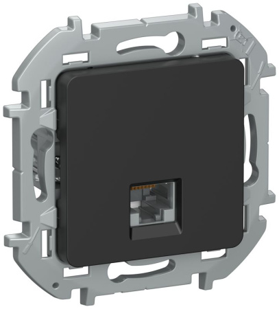 Розетка компьютерная IEKINSPIRIA RJ45 кат.5Е UTP черн. матов. IEK 6731191