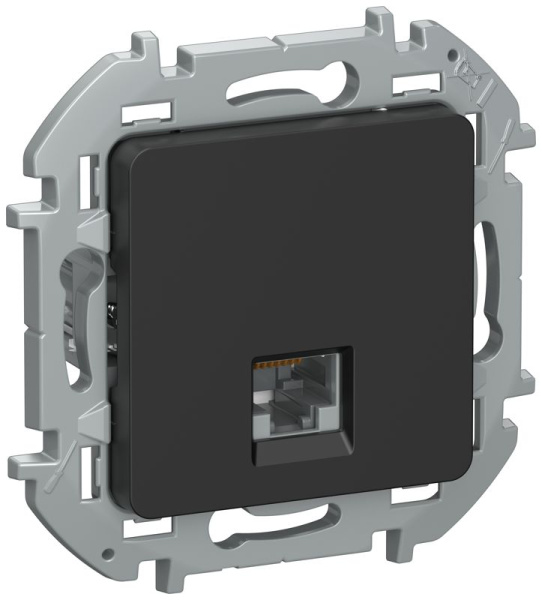 Розетка компьютерная IEKINSPIRIA RJ45 кат.5Е UTP черн. матов. IEK 6731191
