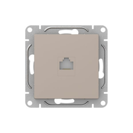 Розетка RJ45 (кат.6) крем. Эпика EKF UP1-SOI-RJ45-6